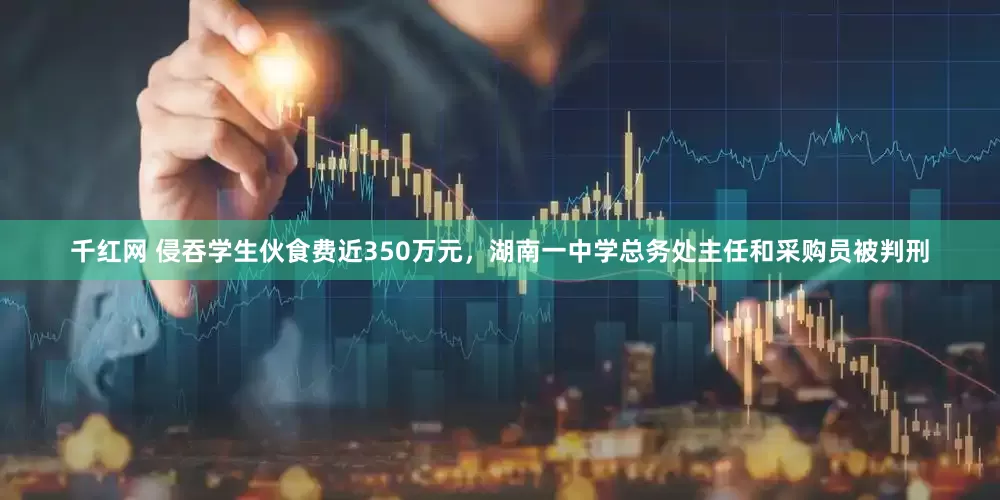 千红网 侵吞学生伙食费近350万元，湖南一中学总务处主任和采购员被判刑
