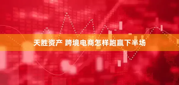 天胜资产 跨境电商怎样跑赢下半场
